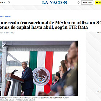 El mercado transaccional de Mxico moviliza un 84% menos de capital hasta abril, segn TTR Data